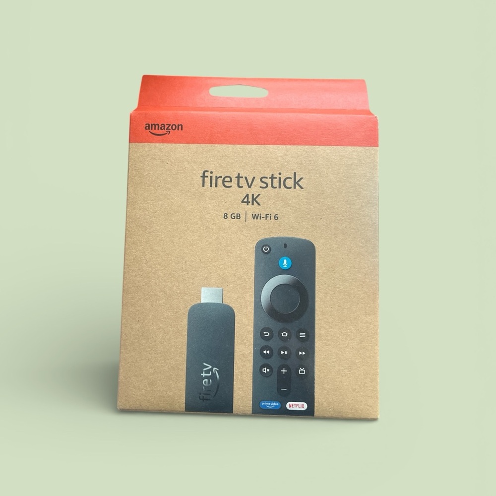 Amazon Fire TV Stick 4K - Black and Red Packaging